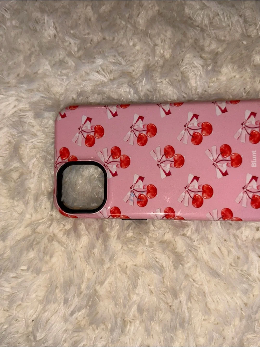 Blunt Cases iPhone 13 Pink Cherry Pattern Phone Case